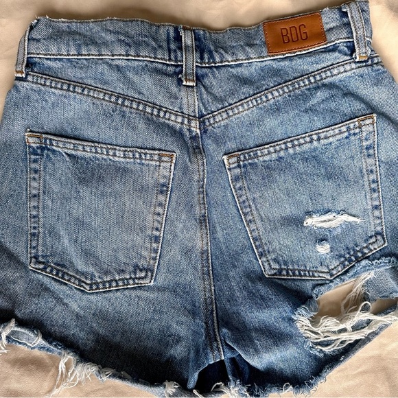 BDG Pax Mid Vintage Wash High-Waisted Denim Shorts Women’s 27 - Picture 7 of 8